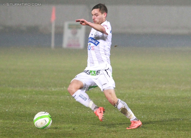 Wr. Neustadt - Sturm Graz
Oesterreichische Fussball Bundesliga, 27. Runde, SC Wiener Neustadt - SK Sturm Graz, Stadion Wiener Neustadt, 30.03.2013. 

Foto zeigt David Schloffer (Sturm)
