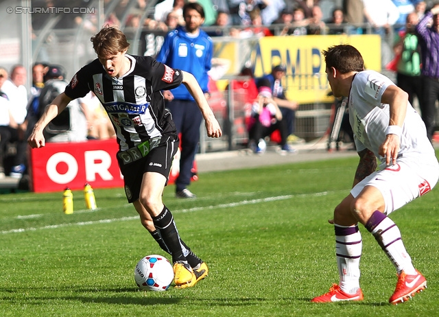 Sturm Graz - Austria Wien
Oesterreichische Fussball Bundesliga, 29. Runde, SK Sturm Graz - FK Austria Wien, Stadion Liebenau Graz, 14.04.2013. 

Foto zeigt Andreas Hoelzl (Sturm)
