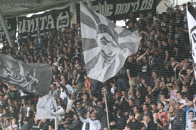 Sturm Graz - Mattersburg
Oesterreichische Fussball Bundesliga, 30. Runde, SK Sturm Graz - SV Mattersburg, Stadion Liebenau Graz, 20.04.2013. 

Foto zeigt Fans von Sturm
