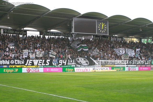 Sturm Graz - Mattersburg
Oesterreichische Fussball Bundesliga, 30. Runde, SK Sturm Graz - SV Mattersburg, Stadion Liebenau Graz, 20.04.2013. 

Foto zeigt Fans von Sturm
