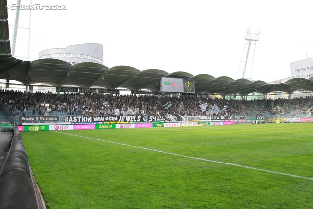 Sturm Graz - Mattersburg
Oesterreichische Fussball Bundesliga, 30. Runde, SK Sturm Graz - SV Mattersburg, Stadion Liebenau Graz, 20.04.2013. 

Foto zeigt Fans von Sturm
