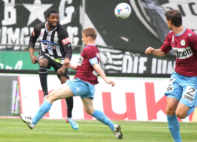 Sturm Graz - Mattersburg
Oesterreichische Fussball Bundesliga, 30. Runde, SK Sturm Graz - SV Mattersburg, Stadion Liebenau Graz, 20.04.2013. 

Foto zeigt Richard Sukuta-Pasu (Sturm)
