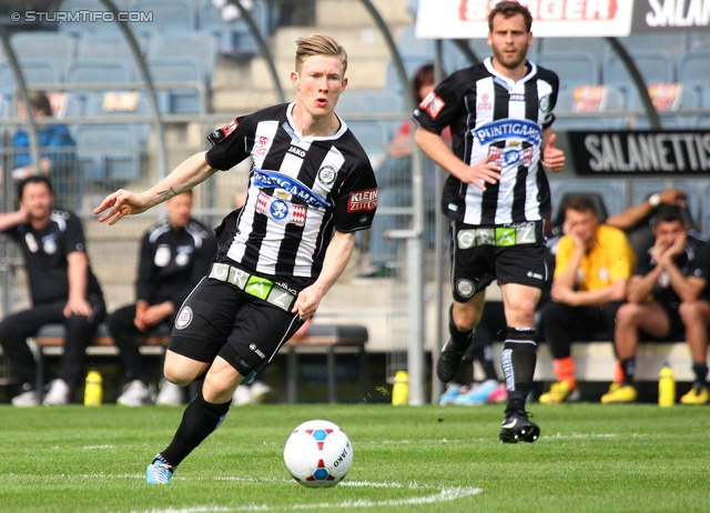 Sturm Graz - Mattersburg
Oesterreichische Fussball Bundesliga, 30. Runde, SK Sturm Graz - SV Mattersburg, Stadion Liebenau Graz, 20.04.2013. 

Foto zeigt Florian Kainz (Sturm)
