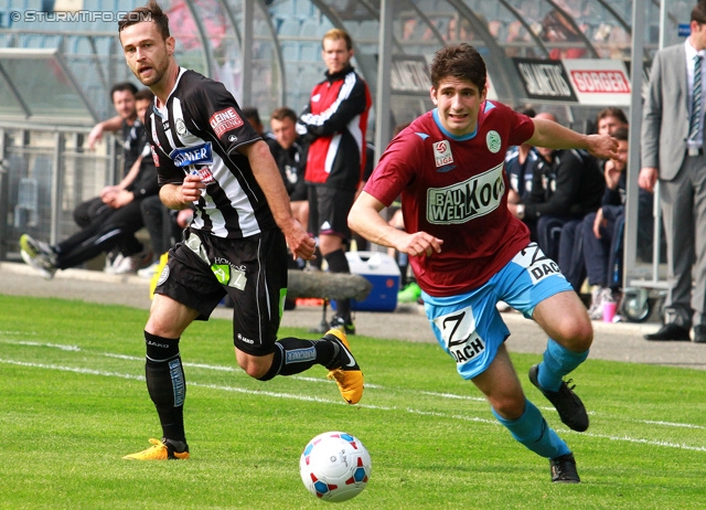 Sturm Graz - Mattersburg
Oesterreichische Fussball Bundesliga, 30. Runde, SK Sturm Graz - SV Mattersburg, Stadion Liebenau Graz, 20.04.2013. 

Foto zeigt Michael Madl (Sturm)
