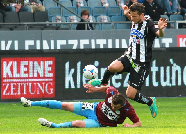 Sturm Graz - Mattersburg
Oesterreichische Fussball Bundesliga, 30. Runde, SK Sturm Graz - SV Mattersburg, Stadion Liebenau Graz, 20.04.2013. 

Foto zeigt Haris Bukva (Sturm)
