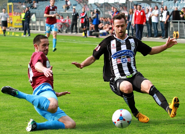 Sturm Graz - Mattersburg
Oesterreichische Fussball Bundesliga, 30. Runde, SK Sturm Graz - SV Mattersburg, Stadion Liebenau Graz, 20.04.2013. 

Foto zeigt Michael Madl (Sturm)
