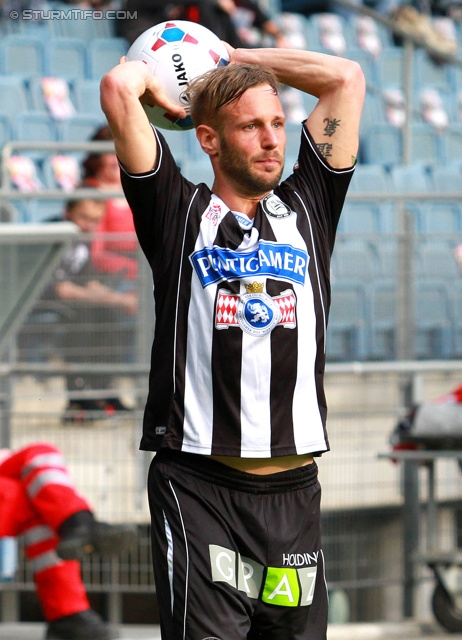 Sturm Graz - Mattersburg
Oesterreichische Fussball Bundesliga, 30. Runde, SK Sturm Graz - SV Mattersburg, Stadion Liebenau Graz, 20.04.2013. 

Foto zeigt Martin Ehrenreich (Sturm)
