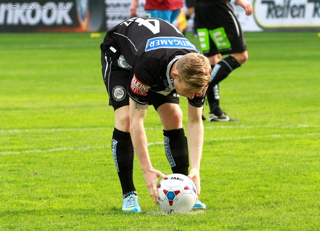 Sturm Graz - Mattersburg
Oesterreichische Fussball Bundesliga, 30. Runde, SK Sturm Graz - SV Mattersburg, Stadion Liebenau Graz, 20.04.2013. 

Foto zeigt Florian Kainz (Sturm)
Schlüsselwörter: elfmeter