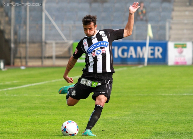 Sturm Graz - Mattersburg
Oesterreichische Fussball Bundesliga, 30. Runde, SK Sturm Graz - SV Mattersburg, Stadion Liebenau Graz, 20.04.2013. 

Foto zeigt Haris Bukva (Sturm)
