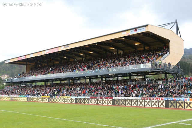 Wolfsberg - Sturm Graz
Oesterreichische Fussball Bundesliga, 31. Runde, Wolfsberger AC - SK Sturm Graz, Lavanttal Arena Wolfsberg, 27.04.2013. 

Foto zeigt eine Innenansicht in der Lavanttal-Arena
