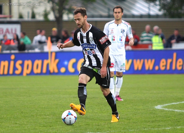 Wolfsberg - Sturm Graz
Oesterreichische Fussball Bundesliga, 31. Runde, Wolfsberger AC - SK Sturm Graz, Lavanttal Arena Wolfsberg, 27.04.2013. 

Foto zeigt Michael Madl (Sturm)
