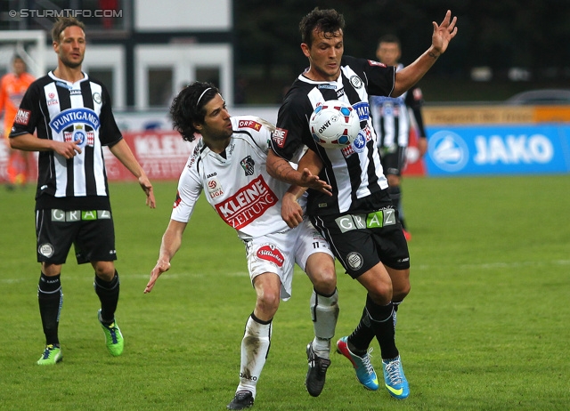 Wolfsberg - Sturm Graz
Oesterreichische Fussball Bundesliga, 31. Runde, Wolfsberger AC - SK Sturm Graz, Lavanttal Arena Wolfsberg, 27.04.2013. 

Foto zeigt Haris Bukva (Sturm)
