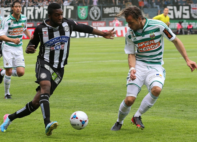 Sturm Graz - Rapid Wien
Oesterreichische Fussball Bundesliga, 32. Runde, SK Sturm Graz - SK Rapid Wien, Stadion Liebenau Graz, 05.05.2013. 

Foto zeigt Richard Sukuta-Pasu (Sturm)
