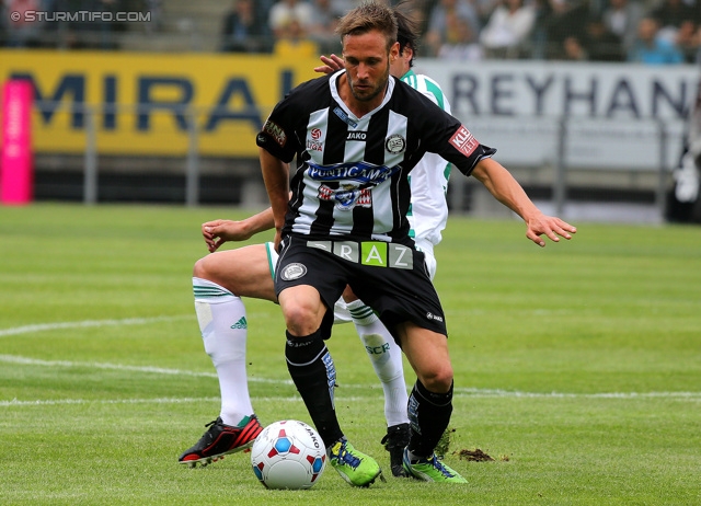 Sturm Graz - Rapid Wien
Oesterreichische Fussball Bundesliga, 32. Runde, SK Sturm Graz - SK Rapid Wien, Stadion Liebenau Graz, 05.05.2013. 

Foto zeigt Martin Ehrenreich (Sturm)
