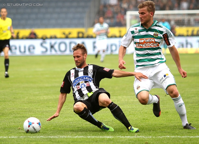 Sturm Graz - Rapid Wien
Oesterreichische Fussball Bundesliga, 32. Runde, SK Sturm Graz - SK Rapid Wien, Stadion Liebenau Graz, 05.05.2013. 

Foto zeigt Martin Ehrenreich (Sturm)
