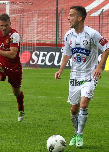 Admira Wacker - Sturm Graz
Oesterreichische Fussball Bundesliga, 33. Runde, FC Admira Wacker Moedling - SK Sturm Graz, Stadion Suedstadt Maria Enzersdorf, 11.05.2013. 

Foto zeigt Christian Klem (Sturm)
