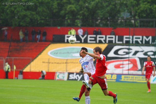 Admira Wacker - Sturm Graz
Oesterreichische Fussball Bundesliga, 33. Runde, FC Admira Wacker Moedling - SK Sturm Graz, Stadion Suedstadt Maria Enzersdorf, 11.05.2013. 

Foto zeigt Rubin Rafael Okotie (Sturm)
