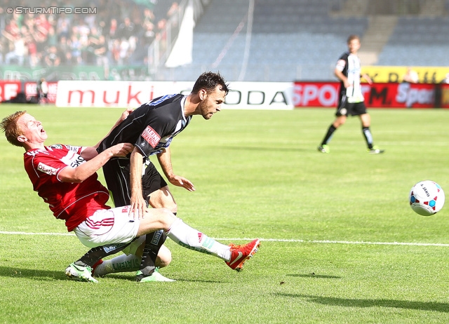 Sturm Graz - Ried
Oesterreichische Fussball Bundesliga, 34. Runde, SK Sturm Graz - SV Ried, Stadion Liebenau Graz, 19.05.2013. 

Foto zeigt Michael Madl (Sturm)
