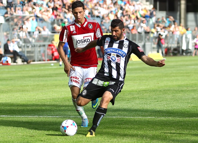 Sturm Graz - Ried
Oesterreichische Fussball Bundesliga, 34. Runde, SK Sturm Graz - SV Ried, Stadion Liebenau Graz, 19.05.2013. 

Foto zeigt Serkan Ciftci (Sturm)
