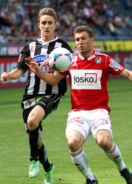 Sturm Graz - Ried
Oesterreichische Fussball Bundesliga, 34. Runde, SK Sturm Graz - SV Ried, Stadion Liebenau Graz, 19.05.2013. 

Foto zeigt Reinhold Ranftl (Sturm)
