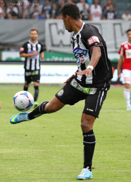 Sturm Graz - Ried
Oesterreichische Fussball Bundesliga, 34. Runde, SK Sturm Graz - SV Ried, Stadion Liebenau Graz, 19.05.2013. 

Foto zeigt Rubin Rafael Okotie (Sturm)
