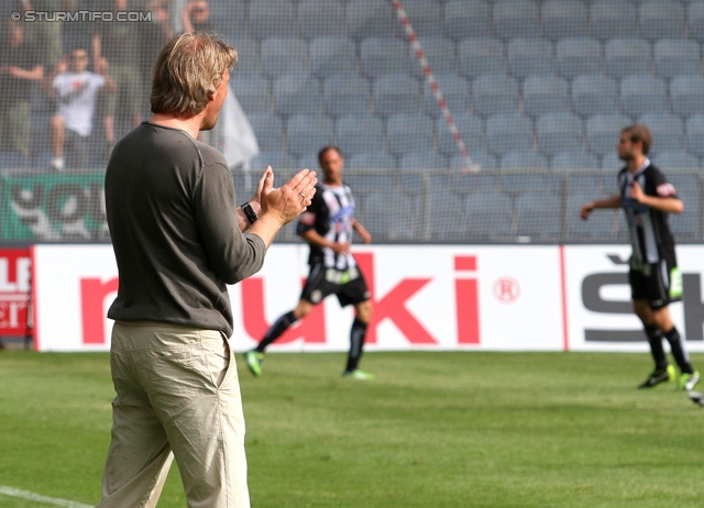 Sturm Graz - Ried
Oesterreichische Fussball Bundesliga, 34. Runde, SK Sturm Graz - SV Ried, Stadion Liebenau Graz, 19.05.2013. 

Foto zeigt Markus Schopp (Cheftrainer Sturm)
