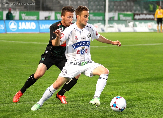 Wacker Innsbruck - Sturm Graz
Oesterreichische Fussball Bundesliga, 35. Runde, FC Wacker Innsbruck - SK Sturm Graz, Tivoli Neu Innsbruck, 22.05.2013. 

Foto zeigt Christian Klem (Sturm)
