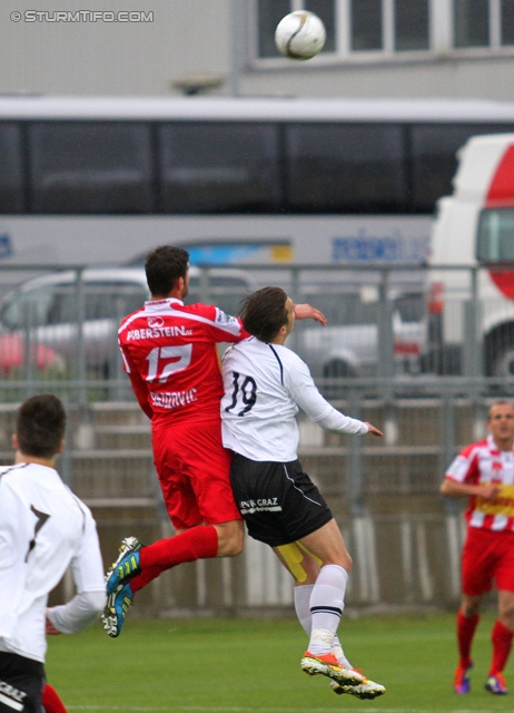 Sturm Amateure - KSV Amateure
Regionalliga Mitte, 28. Runde,  Sturm Graz Amateure - KSV Amateure, Trainingszentrum Messendorf, 24.05.2013. 

Foto zeigt Alexander Rother (Sturm Amateure), Argzim Redzovic (KSV Amateure) und Anel Kocijan (Sturm Amateure)
Schlüsselwörter: kopfball