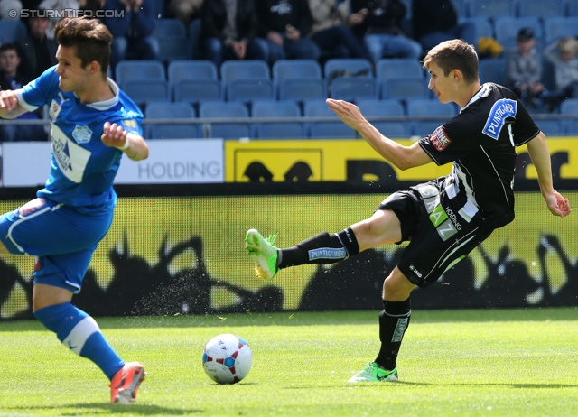 Sturm Graz - Wr. Neustadt
Oesterreichische Fussball Bundesliga, 36. Runde, SK Sturm Graz - SC Wiener Neustadt, Stadion Liebenau Graz, 26.05.2013. 

Foto zeigt Reinhold Ranftl (Sturm)
