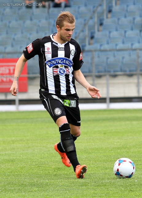 Sturm Graz - Wr. Neustadt
Oesterreichische Fussball Bundesliga, 36. Runde, SK Sturm Graz - SC Wiener Neustadt, Stadion Liebenau Graz, 26.05.2013. 

Foto zeigt Zeljko Balen (Sturm)
