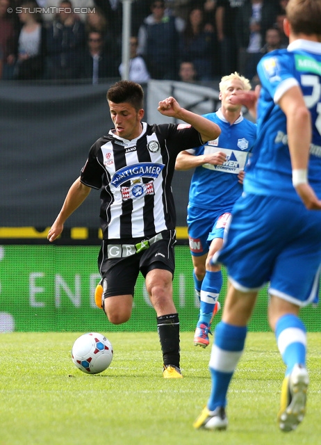 Sturm Graz - Wr. Neustadt
Oesterreichische Fussball Bundesliga, 36. Runde, SK Sturm Graz - SC Wiener Neustadt, Stadion Liebenau Graz, 26.05.2013. 

Foto zeigt Ervin Bevab (Sturm)
