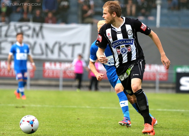 Sturm Graz - Wr. Neustadt
Oesterreichische Fussball Bundesliga, 36. Runde, SK Sturm Graz - SC Wiener Neustadt, Stadion Liebenau Graz, 26.05.2013. 

Foto zeigt Zeljko Balen (Sturm)
