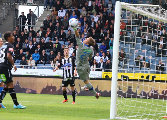 Sturm Graz - Wr. Neustadt
Oesterreichische Fussball Bundesliga, 36. Runde, SK Sturm Graz - SC Wiener Neustadt, Stadion Liebenau Graz, 26.05.2013. 

Foto zeigt Joerg Siebenhandl (Wr. Neustadt)
