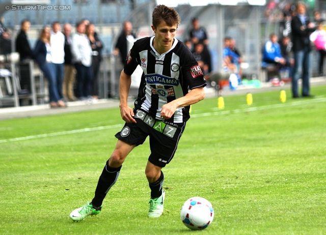 Sturm Graz - Wr. Neustadt
Oesterreichische Fussball Bundesliga, 36. Runde, SK Sturm Graz - SC Wiener Neustadt, Stadion Liebenau Graz, 26.05.2013. 

Foto zeigt Reinhold Ranftl (Sturm)
