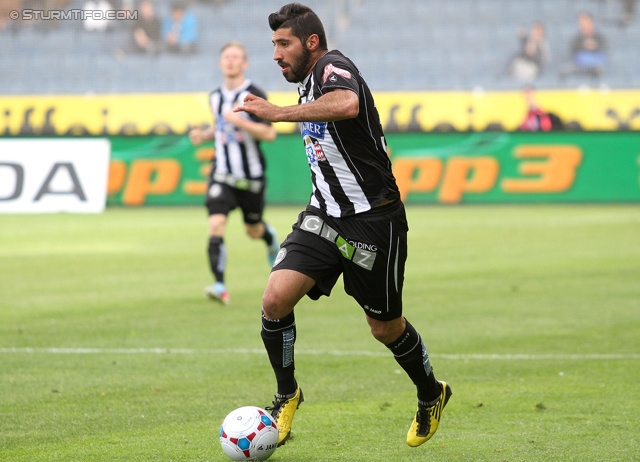 Sturm Graz - Wr. Neustadt
Oesterreichische Fussball Bundesliga, 36. Runde, SK Sturm Graz - SC Wiener Neustadt, Stadion Liebenau Graz, 26.05.2013. 

Foto zeigt Serkan Ciftci (Sturm)
