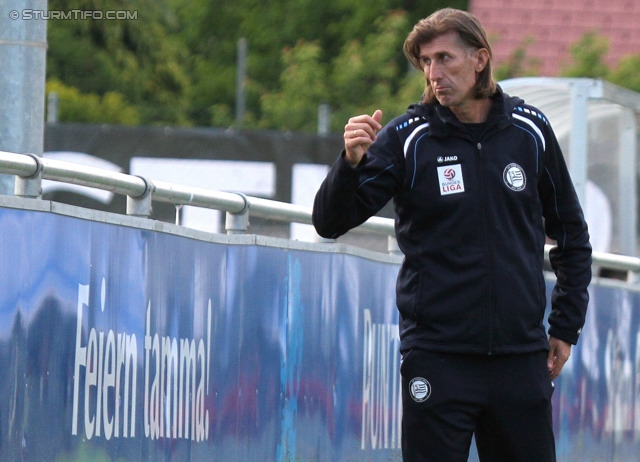 Sturm Amateure - St. Florian
Regionalliga Mitte, 30. Runde,  Sturm Graz Amateure - Union St. Florian, Trainingszentrum Messendorf, 01.06.2013. 

Foto zeigt Stojadin Rajkovic (Cheftrainer Sturm Amateure)
