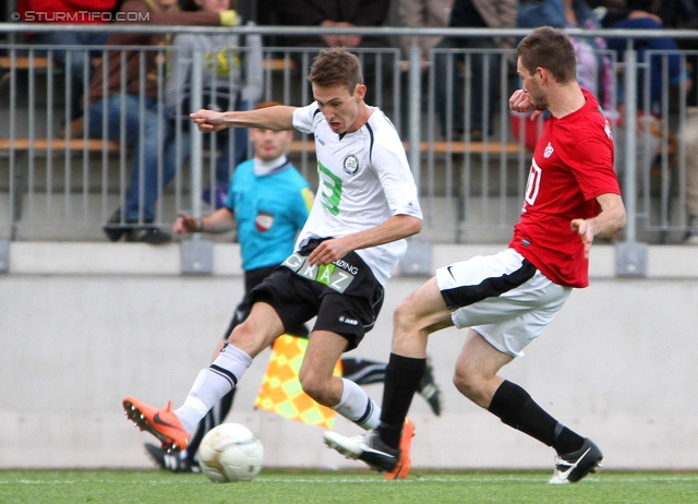 Sturm Amateure - St. Florian
Regionalliga Mitte, 30. Runde,  Sturm Graz Amateure - Union St. Florian, Trainingszentrum Messendorf, 01.06.2013. 

Foto zeigt David Schnaderbeck (Sturm Amateure)
