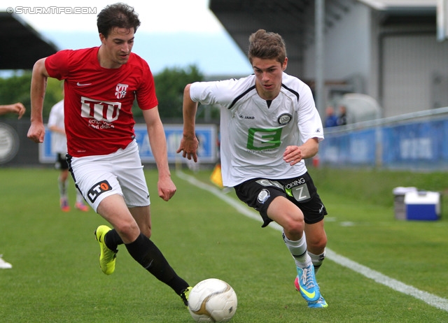 Sturm Amateure - St. Florian
Regionalliga Mitte, 30. Runde,  Sturm Graz Amateure - Union St. Florian, Trainingszentrum Messendorf, 01.06.2013. 

Foto zeigt Andreas Gruber (Sturm Amateure)
