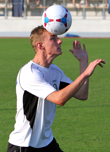 Trainingsauftakt Sturm
Oesterreichische Fussball Bundesliga, SK Sturm Graz Trainingsauftakt, Trainingszentrum Messendorf, 17.06.2013.

Foto zeigt Florian Sittsam (Sturm)
