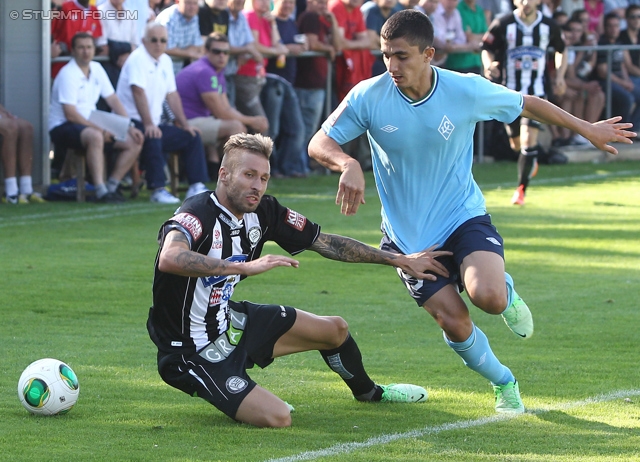 Sturm Graz - Krylja Samara
Testspiel,  SK Sturm Graz - Krylja Sowetow Samara, Sportplatz Gnas, 30.06.2013. 

Foto zeigt Patrick Wolf (Sturm)
Schlüsselwörter: foul