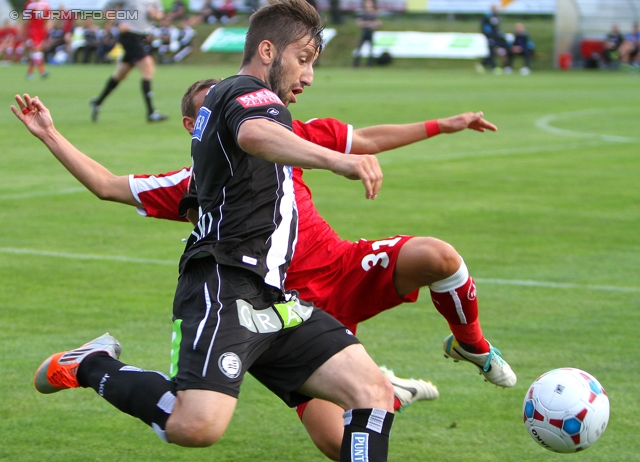 Sturm Graz - Kaiserslautern
Testspiel,  SK Sturm Graz - 1. FC Kaiserslautern, Arena Kumberg, 05.07.2013. 

Foto zeigt Aleksandar Todorovski (Sturm)
