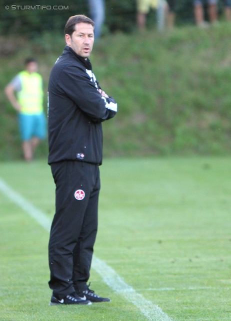 Sturm Graz - Kaiserslautern
Testspiel,  SK Sturm Graz - 1. FC Kaiserslautern, Arena Kumberg, 05.07.2013. 

Foto zeigt Franco Foda (Cheftrainer Kaiserslautern)
