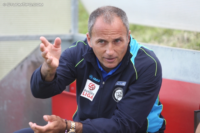 Sturm Graz - Kaiserslautern
Testspiel,  SK Sturm Graz - 1. FC Kaiserslautern, Arena Kumberg, 05.07.2013. 

Foto zeigt Darko Milanic (Cheftrainer Sturm)
