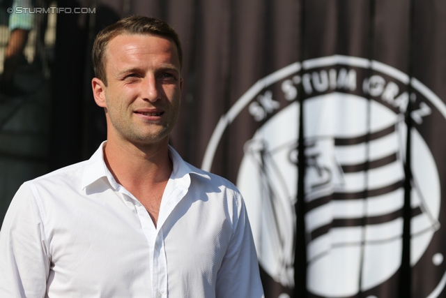 Sturm Graz - Paris SG
Testspiel,  SK Sturm Graz - Paris Saint Germain, Stadion Liebenau Graz, 09.07.2013. 

Foto zeigt Ferdinand Feldhofer (Sturm) 
