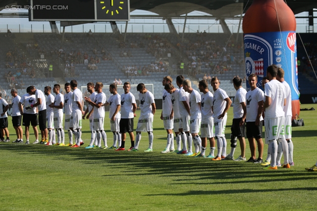 Sturm Graz - Paris SG
Testspiel,  SK Sturm Graz - Paris Saint Germain, Stadion Liebenau Graz, 09.07.2013. 

Foto zeigt die Mannschaft von Sturm
