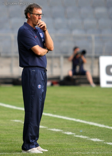 Sturm Graz - Paris SG
Testspiel,  SK Sturm Graz - Paris Saint Germain, Stadion Liebenau Graz, 09.07.2013. 

Foto zeigt Laurent Blanc (Cheftrainer Paris SG)
