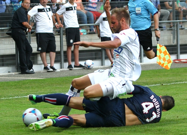 Sturm Graz - Paris SG
Testspiel,  SK Sturm Graz - Paris Saint Germain, Stadion Liebenau Graz, 09.07.2013. 

Foto zeigt Martin Ehrenreich (Sturm)
Schlüsselwörter: foul