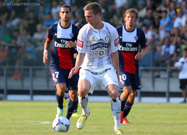 Sturm Graz - Paris SG
Testspiel,  SK Sturm Graz - Paris Saint Germain, Stadion Liebenau Graz, 09.07.2013. 

Foto zeigt Robert Beric (Sturm)
