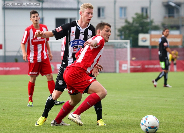 Team Wiener Linien - Sturm Graz
OEFB Cup, 1. Runde, SC Team Wiener Linien -  SK Sturm Graz, Raxplatz Wien, 13.07.2013. 

Foto zeigt Florian Kainz (Sturm)
