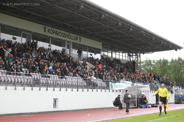 Breidablik - Sturm Graz
UEFA Europa League Qualifikation 2. Runde, FC Breidablik Kopavagur - SK Sturm Graz, Stadion Kopavogsvollur, 18.07.2013. 

Foto zeigt eine Innenansicht im Stadon Kopavogsvollur
